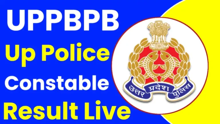 Up Police Constable Result 2024 Live