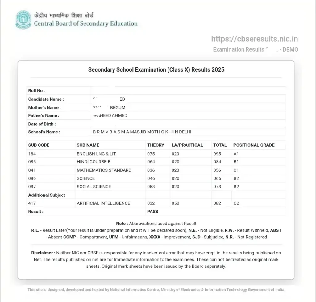CBSE Board 10th 12th Result 2026