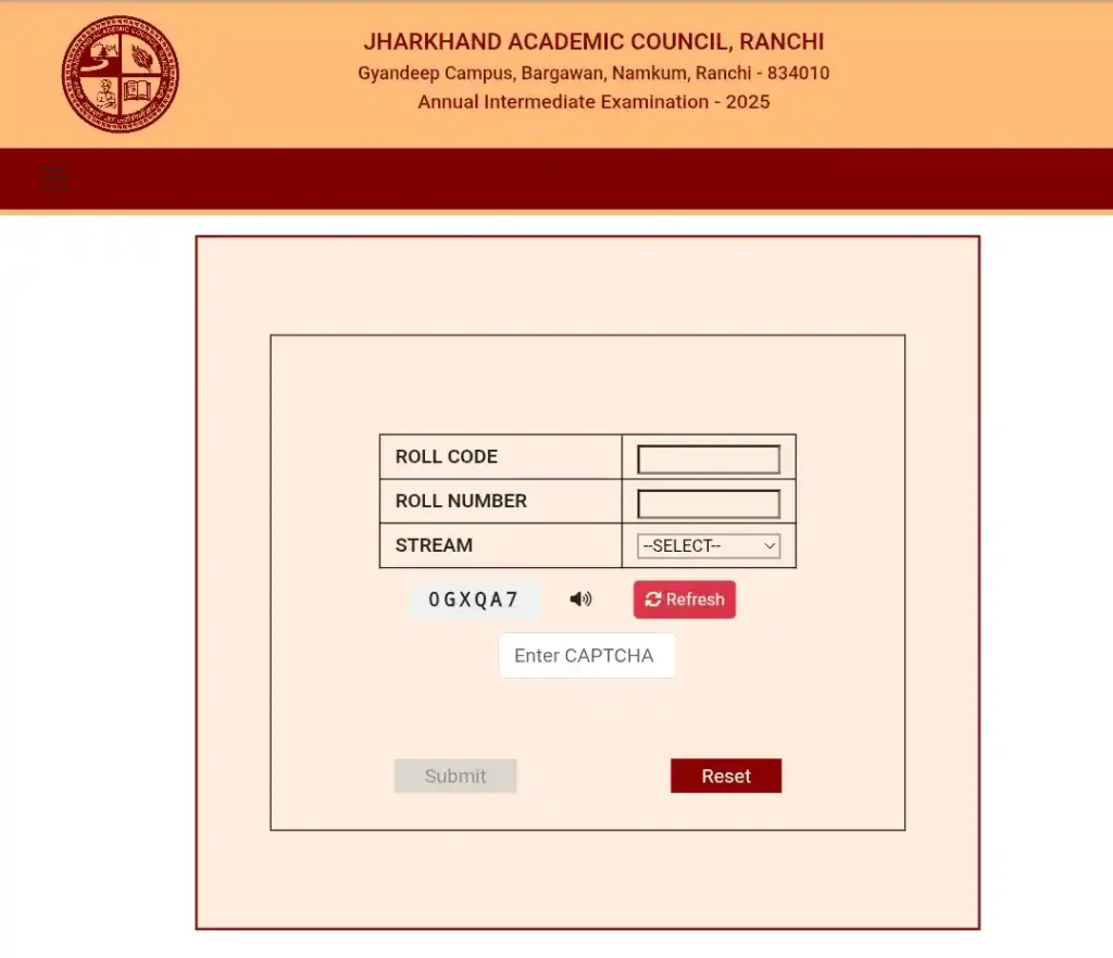 JAC Board Result 2026